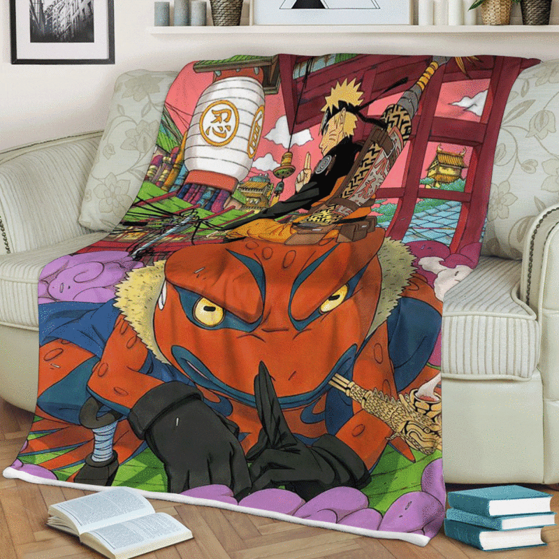 Uzumaki Naruto Anime Ver5 Gifts Lover Uzumaki Naruto Gift For Fan Comfy Sofa Throw Blanket Gift 2