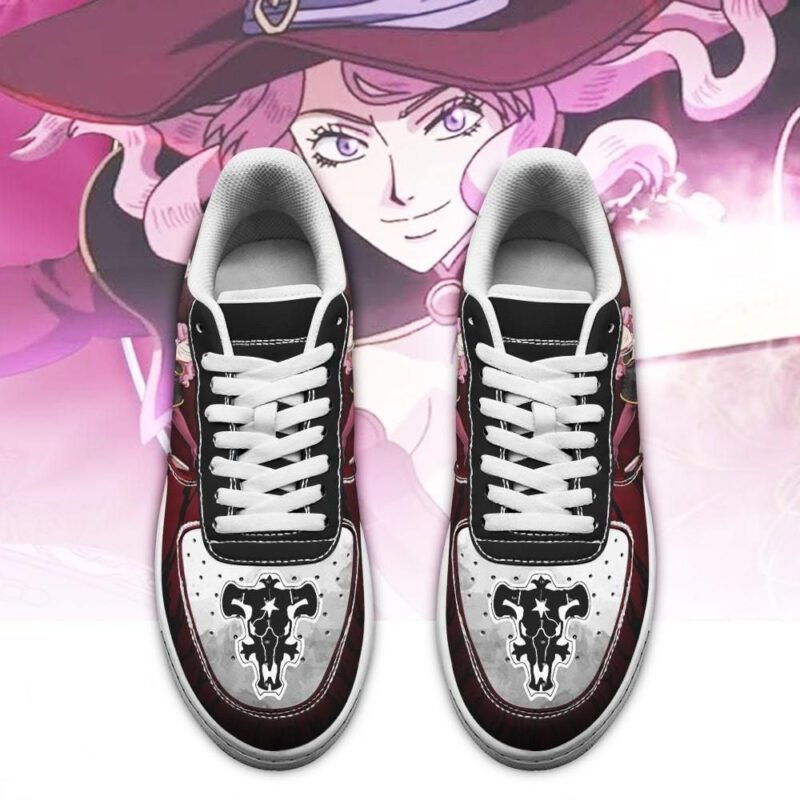 Vanessa Enoteca Sneakers Black Bull Knight Black Clover Anime Shoes Air Force 1 Sneakers 1