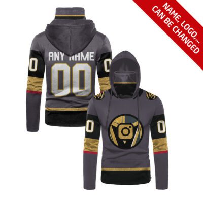 Vegas Golden Knights #00 Nhl Team Purple Jersey Style Custom Number Name For Vegas Golden Knights Fans Gaiter Hoodie GH0275