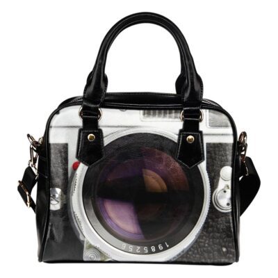 Vintage Camera Lady Leather Shoulder Hand Bag SB0074