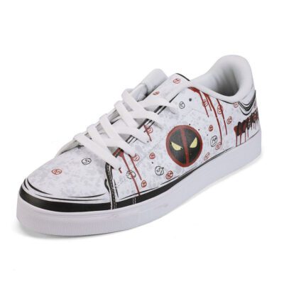 Wade Wilson Deadpool Low Top Leather Stan Smith Shoes SST1520 2 Sneaker For Fans