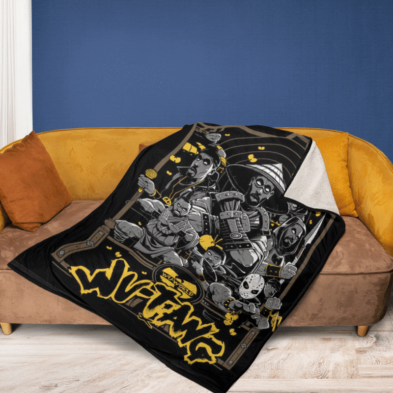Wu tang Clan Band Hip Hop 123 Gift Fan Comfy Sofa Throw Blanket Gift 2