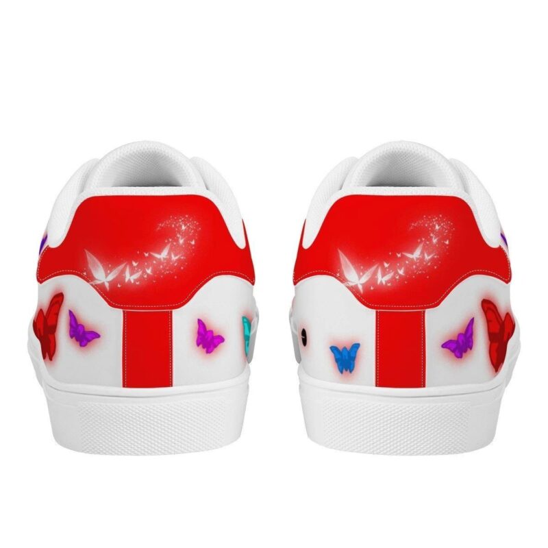 XXXTentacion And Juice Wrld Low Top Leather Skate Shoes Tennis Shoes Sneaker For Fans 3