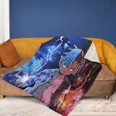 XXXTentacion & Juice Wrld Rapper Fan Gift, XXXTentacion & Juice Wrld Rapper Gift For Fan Comfy Sofa Throw Blanket Gift
