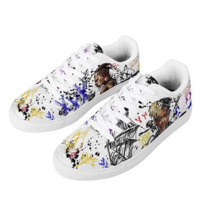 XXXTentacion Low Top Leather Stan Smith Shoes SST1532 3 XXXTentacion Low Top Leather Skate Shoes Tennis Shoes Sneaker For Fans 3 3