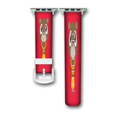 Yeezy Bear Kanye West Custom Apple Watch Band Genuine Wrist Band Replacement