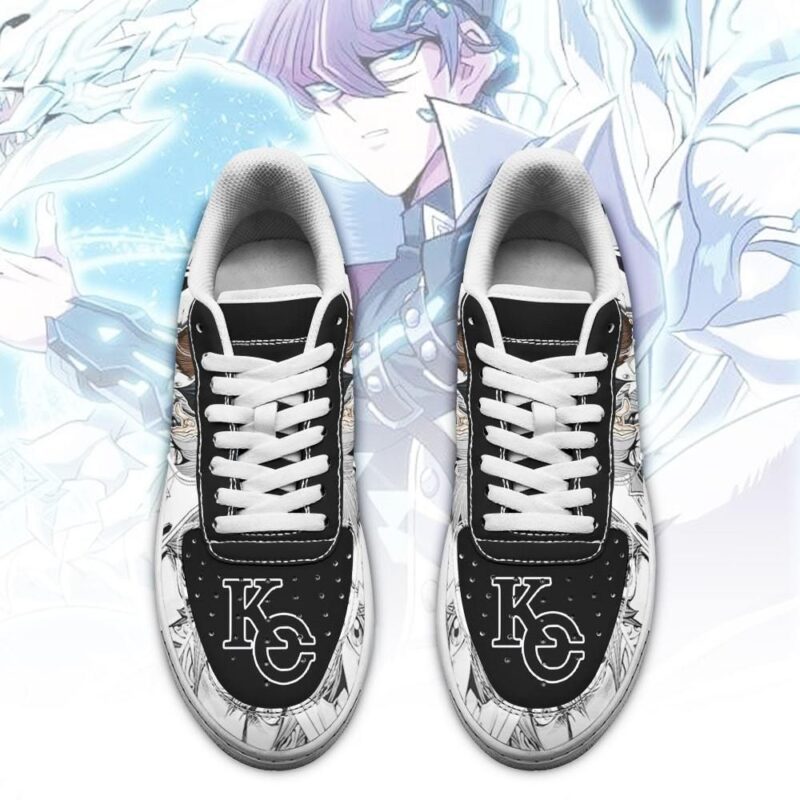 Yugioh Shoes Seto Kaiba Sneakers Yu Gi Oh Anime Shoes Air Force 1 Sneakers 1 1