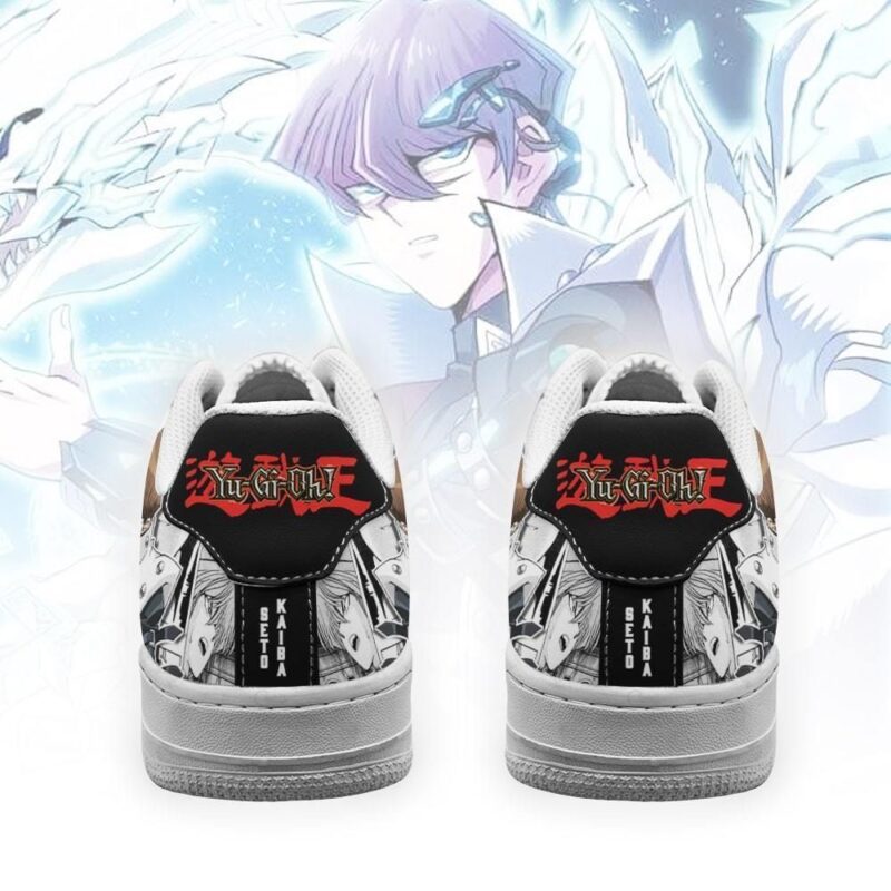 Yugioh Shoes Seto Kaiba Sneakers Yu Gi Oh Anime Shoes Air Force 1 Sneakers 2 1
