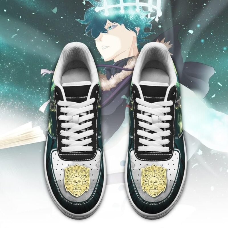 Yuno Sneakers Golden Dawn Magic Knight Black Clover Anime Shoes 1 Air Force 1 Sneakers 1