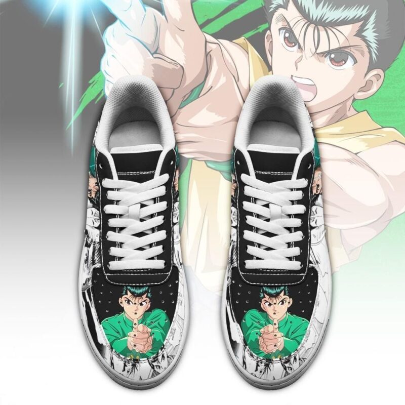 Yusuke Urameshi Sneakers Yu Yu Hakusho Anime Manga Shoes Air Force 1 Sneakers 1
