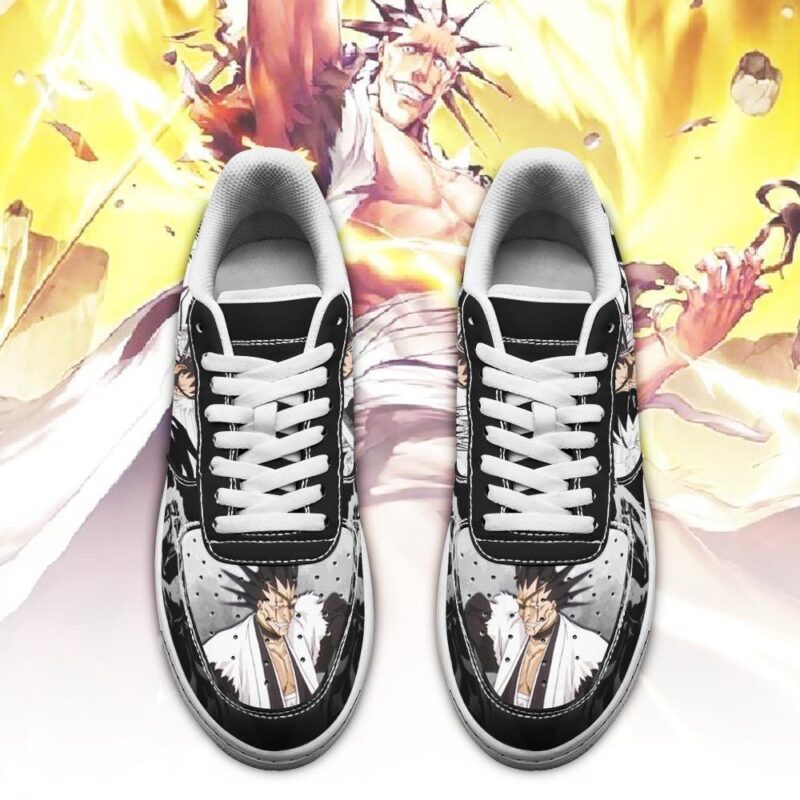 Zaraki Kenpachi Sneakers Bleach Anime Shoes Fan Gift Idea Air Force 1 Sneakers 1