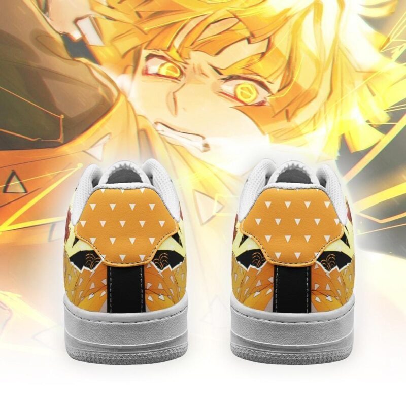 Zenitsu Air Force 1 Sneakers Custom Demon Slayer Anime Shoes Air Force 1 Sneakers 2