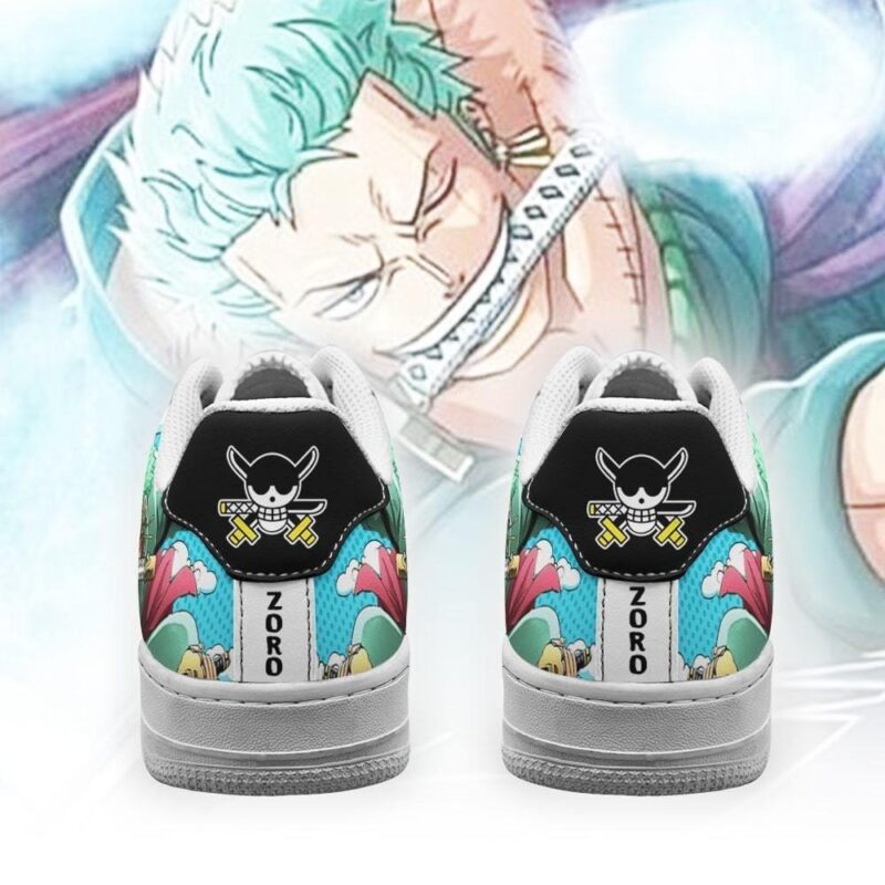 Zoro One Piece Sneakers Custom Anime Shoes Air Force 1 Sneakers 2