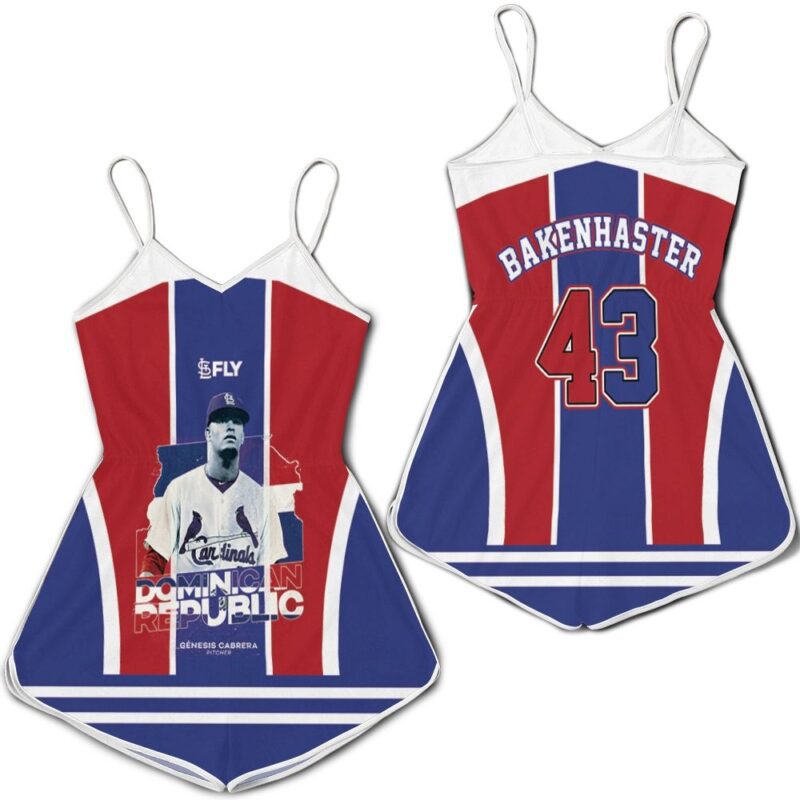 43 Dave Bakenhaster St Louis Cardinals Romper RJ01952