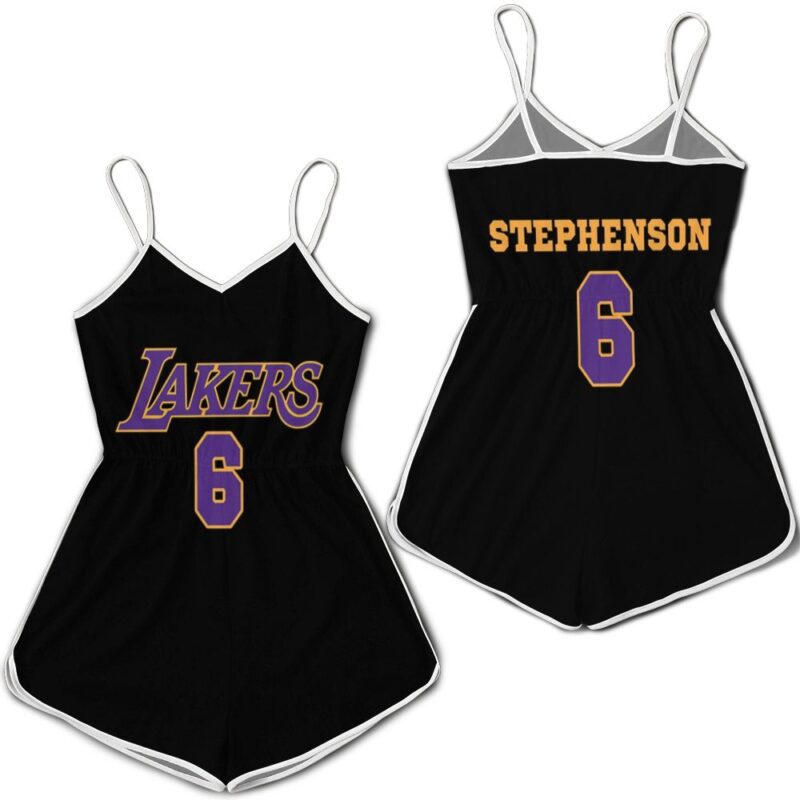 6 Lance Stephenson Lakers Jersey Inspired Style Romper RJ05039
