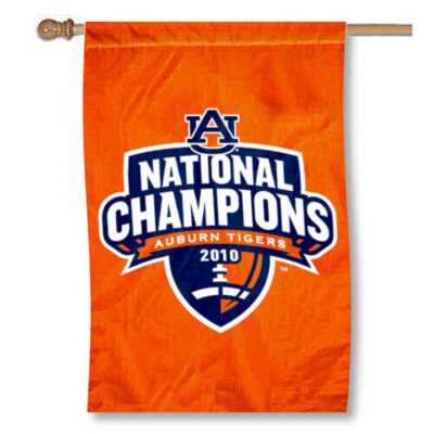 AU Tigers National Champions House Flag H0044
