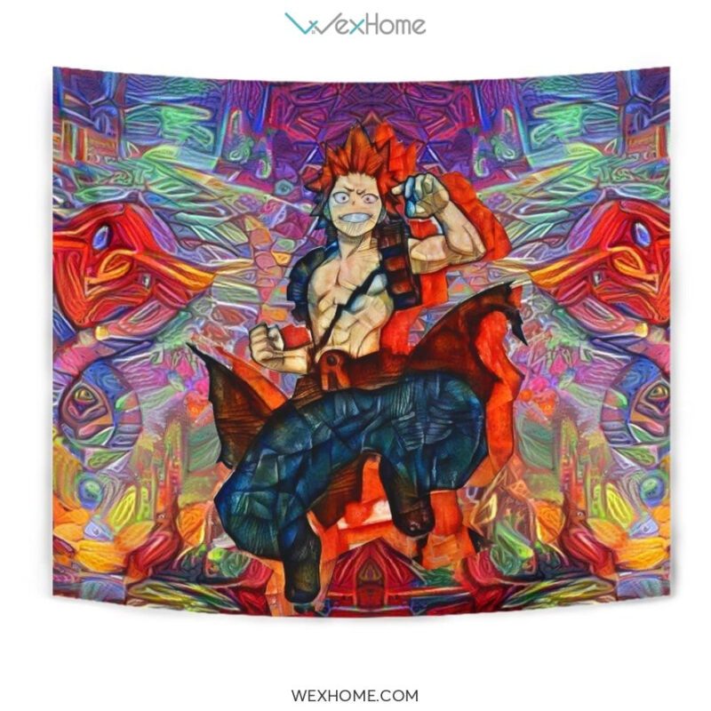 Abstract Eijiro Kirishima Wall Anime Tapestry 1