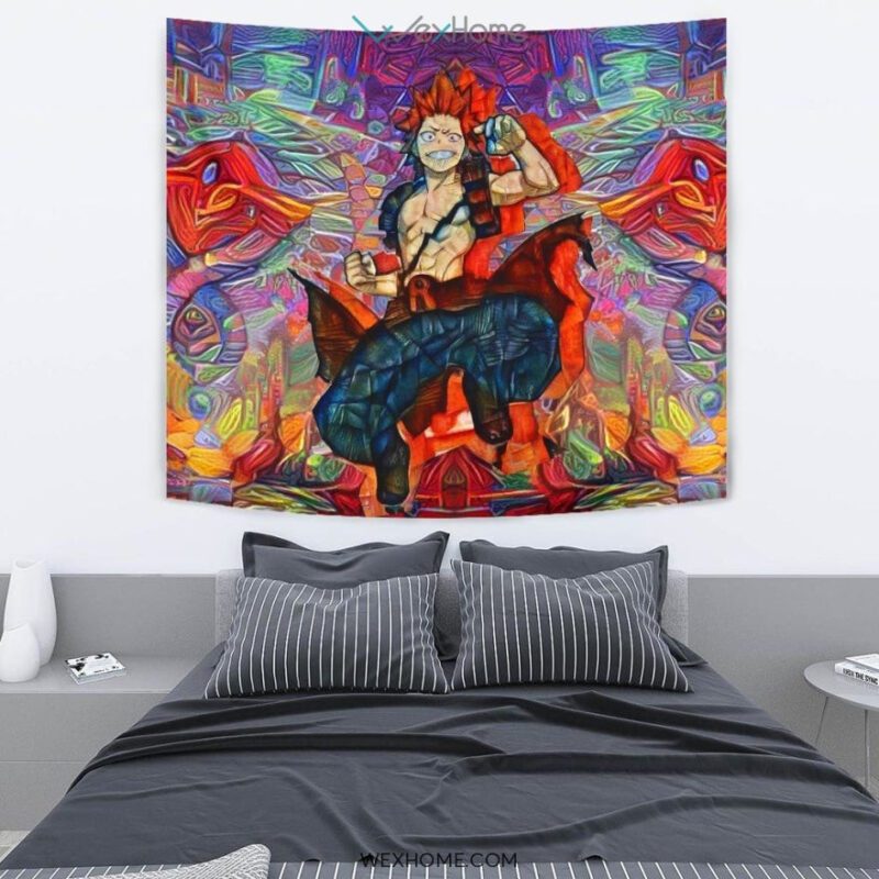 Abstract Eijiro Kirishima Wall Anime Tapestry 3