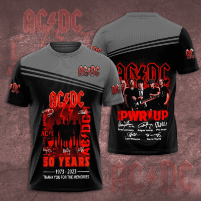 Ac/Dc 3D T-Shirt TS0074 1 AcDc 3D T Shirt TS0074 1