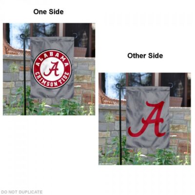 Alabama Crimson Tide Gray Garden Flag GF00183