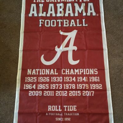 Alabama Crimson Tide NCAA National Championship Banner Flag Wall Flag BF112
