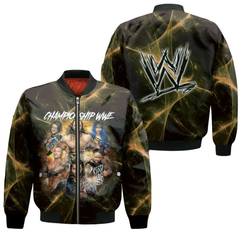 All stars Championship WWE Legends Professional Wrestle Black Gift For WWE Fans Bomber Jacket BJ04143