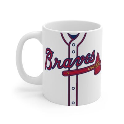 Atlanta Braves Jersey Mug - Atlanta Braves Baseball Mug - MLB Mugs