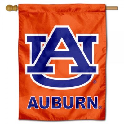 Auburn University Orange House Flag H0040