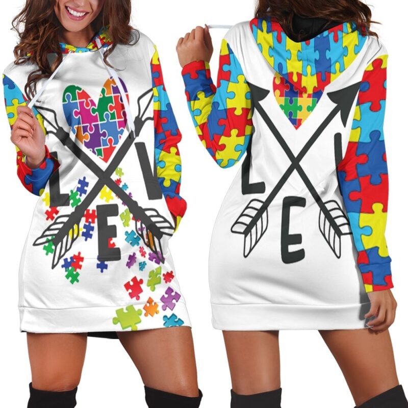 Autism Arrow Love Autism Support Romper RJ05005