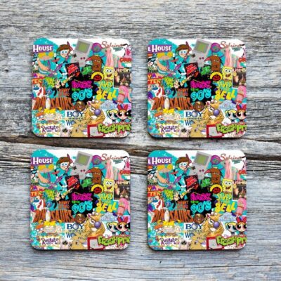 Back To The 90's Generation Drinkware Coaster (Set of 4)
