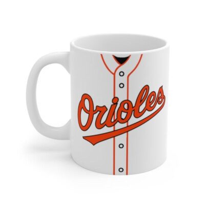 Baltimore Orioles Jersey Mug - Baltimore Orioles Baseball Mug - MLB Mugs