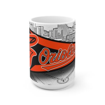 Baltimore Orioles Pennant Mug Baltimore Orioles Mug MLB Mugs 3