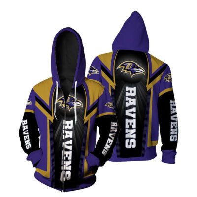 Baltimore Ravens For Fans Zip Hoodie ZH01016