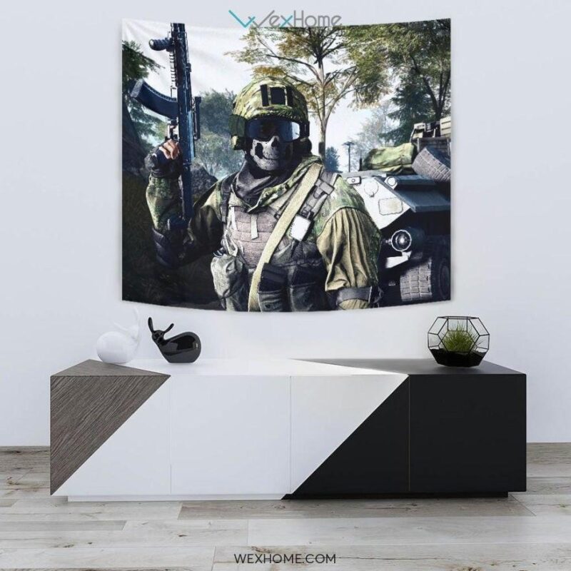 Battlefield 4 Tapestry For Gamer Fan Gift 1