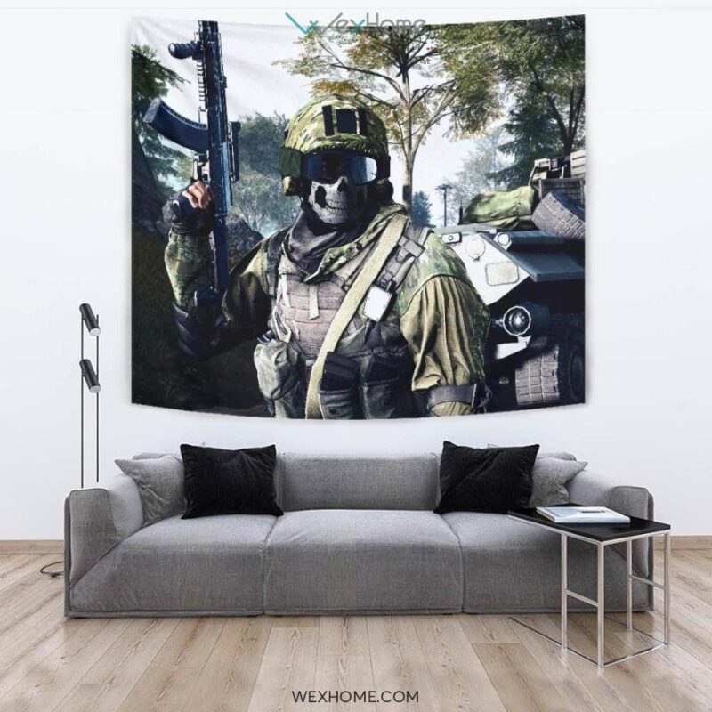 Battlefield 4 Tapestry For Gamer Fan Gift 3