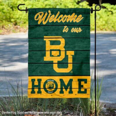Baylor Bears Welcome To Our Home Garden Flag GF00018