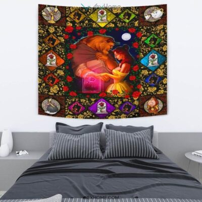 Beauty and the Beast Cartoon Tapestry Collection 2 1
