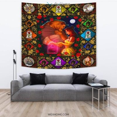 Beauty and the Beast Cartoon Tapestry Collection 3 1