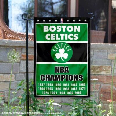 Boston Celtics 17 Time NBA Champions Garden Flag GF00969