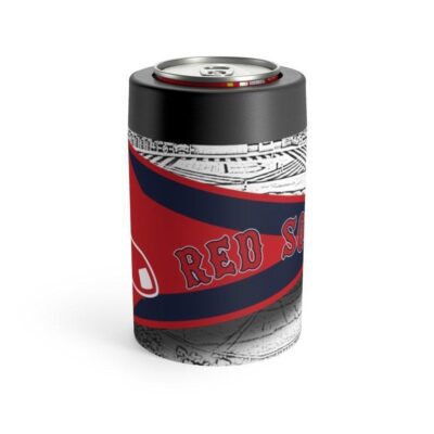 Boston Red Sox MLB Pennant Stainless Steel Can Holder