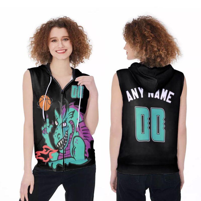 Brooklyn Nets NBA Basketball Team Logo New Arrival Black 2020 3D Designed Allover Custom Gift For Nets Fans Zip Sleeveless Hoodie ZSH0169