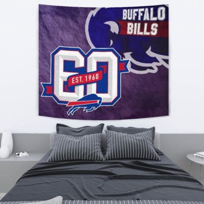 Buffalo Bills American Football Team Tapestry Blue Strongest Buffalo Fighting Est 1960 Text Tapestry Wall Hanging 2 Buffalo Bills American Football Team Tapestry Blue Strongest Buffalo Fighting Est 1960 Text Tapestry Wall Hanging 2