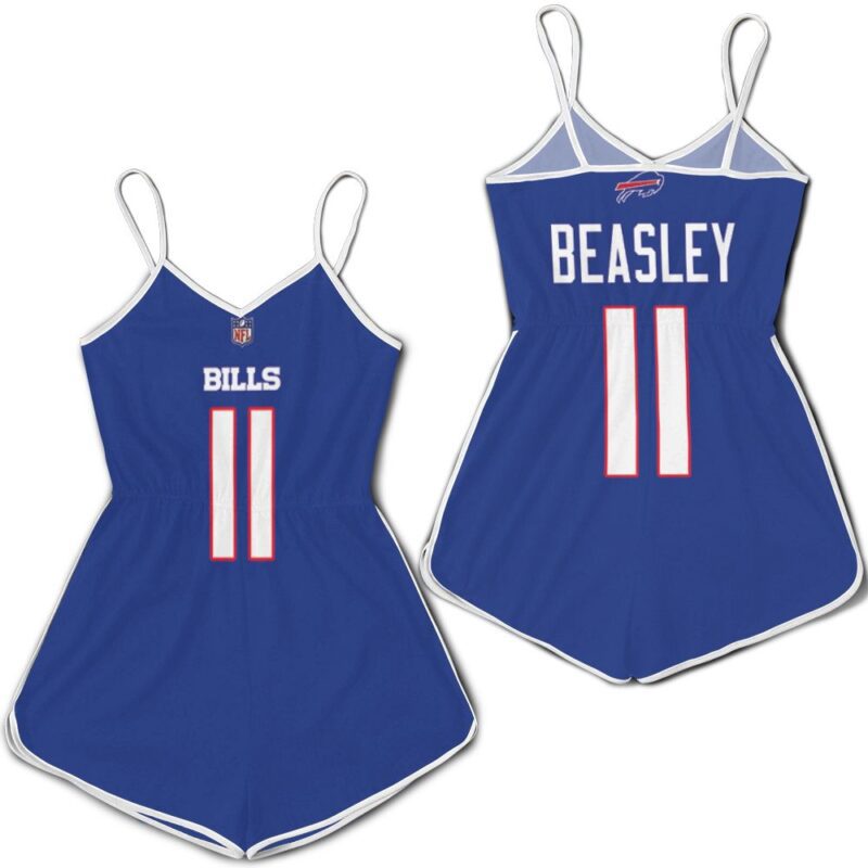 Buffalo Bills Cole Beasley #11 NFL Legend Player American Football Game Royal Gift For Bills Fans Romper Jumpsuit RJ05356