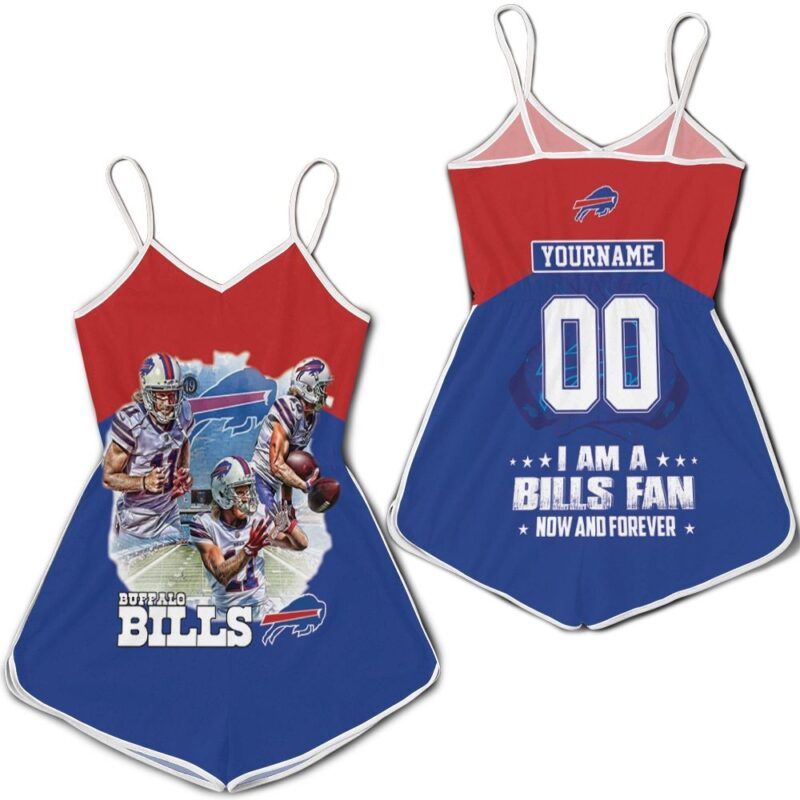 Buffalo Bills Damn Right Im Bills Fans Now And Forever Personalized Romper RJ02424