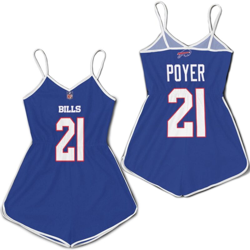 Buffalo Bills Jordan Poyer #21 NFL Legend Player American Football Game Royal Gift For Bills Fans Romper Jumpsuit RJ05247
