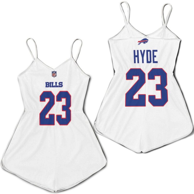 Buffalo Bills Micah Hyde #23 NFL Great Player American Football Team Game White Gift For Bills Fans Romper Jumpsuit RJ05285