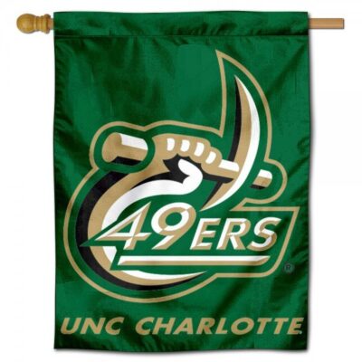 Charlotte 49ers House Flag H0601