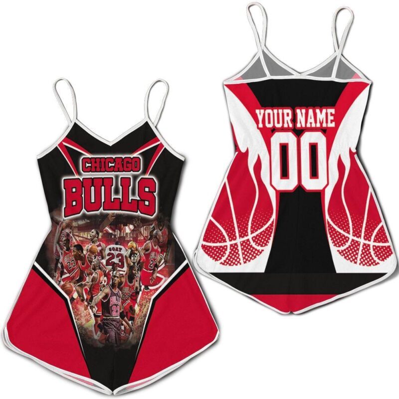 Chicago Bulls Michael Jordan Legendary For Fans Personalized Romper RJ02330