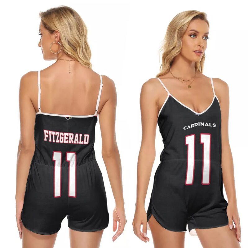 Chicago White Sox Larry Fitzgerald #11 MLB Great Player Majestic Cool Base Gift For Chicago Fans V-neck Romper Jumpsuit RJ05287