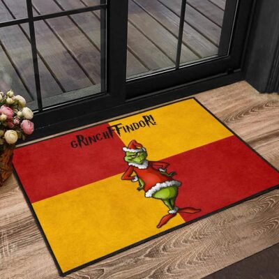 Christmas Door Mat - Grinchffindor Grinch Hogwarts Gryffindor Red Yellow Door Mat Welcome Mat 1 Christmas Door Mat Grinchffindor Grinch Hogwarts Gryffindor Red Yellow Door Mat Welcome Mat 1